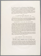 KG 14537
<br/>
Titelblad en beschrijvende tekst bij bundel reproductiegrafiek
<br/>
<em>Imprimerie Royale</em>
